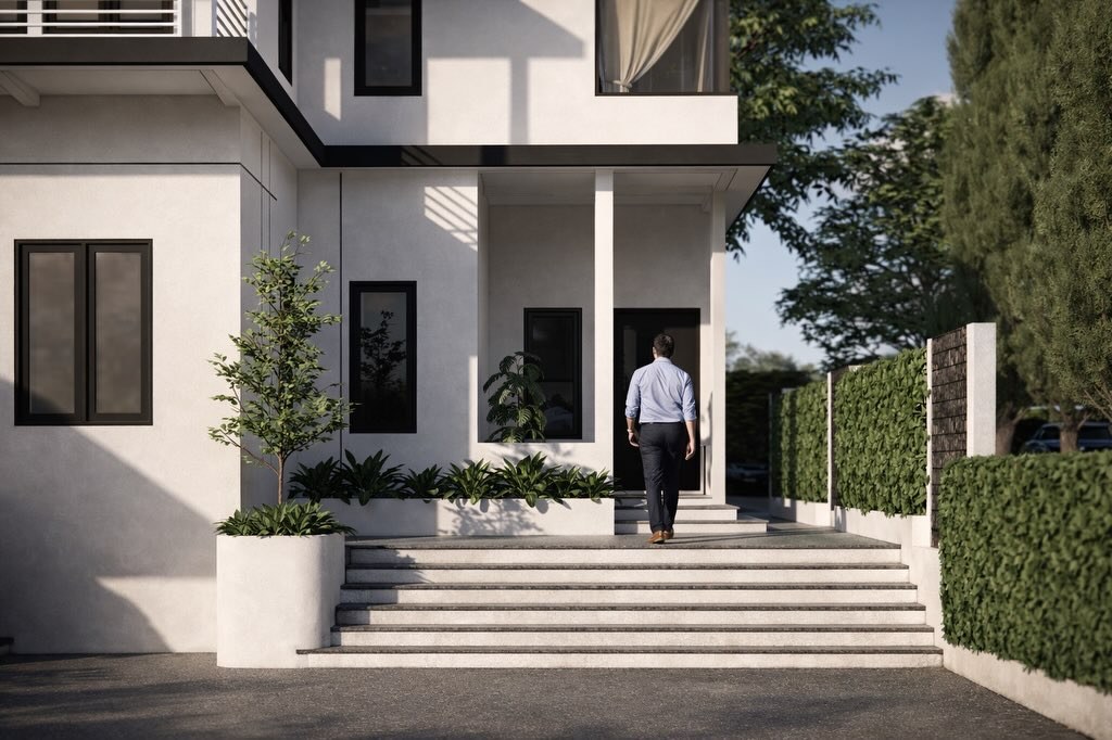 Desain 3D Rumah Modern